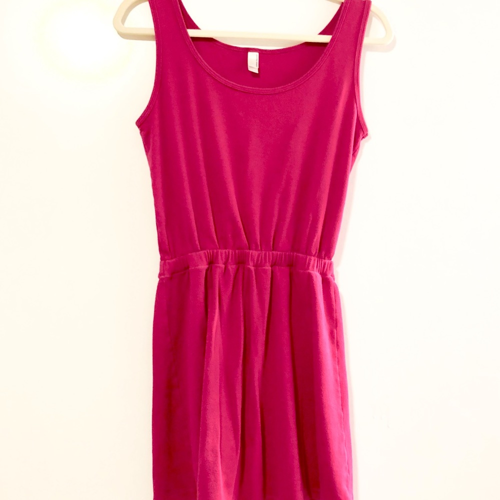 American Apparel Hot Pink Mini Dress